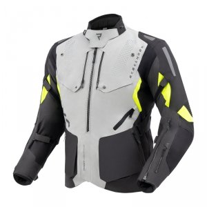 Kurtka motocyklowa tekstylna Rebelhorn Hiker 4 Black Grey Fluo Yellow