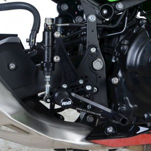Podnóżki Regulowane RG Racing Kawasaki Ninja 250 18-/Ninja 400 18- Black
