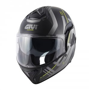 GIVI KASK X.30 PULSAR SZCZĘKOWY Z BLĘDĄ CZARNY/GR