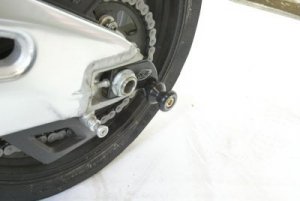 Rolki Wahacza RG Racing Offset Aprilia Rsv-4 Black