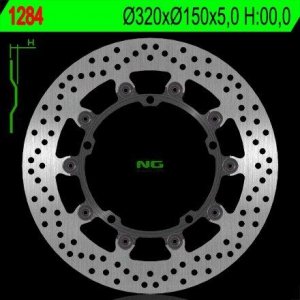 NG1284 TARCZA HAMULCOWA TRIUMPH SPEED TRIPLE 1050 '08-'15, SPRINT 1050 '10-'14 (320X150X5) (5X10,5MM)
