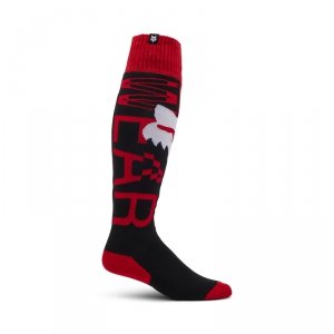 FOX SKARPETY JUNIOR 180 RACE SPEC SOCKFLUORESC RED