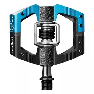 Pedały Rowerowe Crankbrothers Mallet E Long Spindle Black Electric Blue/Black