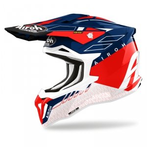 AIROH KASK OFF-ROAD STRYCKER SKIN RED GLOSS