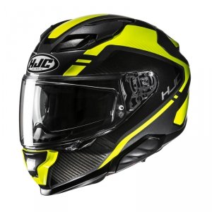 HJC KASK INTEGRALNY F71 TOZZ BLACK/YELLOW