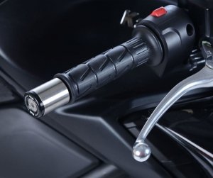 Końcówki Kierownicy RG Racing Kawasaki Zx636 19-/Z900/Z900Rs/Ktm 690 (Without Brush Guards) Black