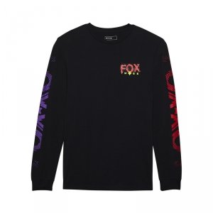FOX KOSZULKA DŁUGI RĘKAW FOX ENERGY PREM TEE BLACK