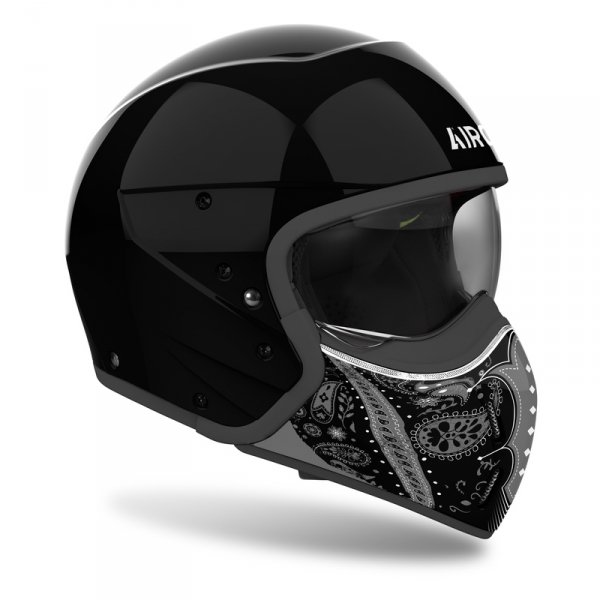 AIROH KASK SYSTEMOWY J110 PAESLY BLACK GLOSS