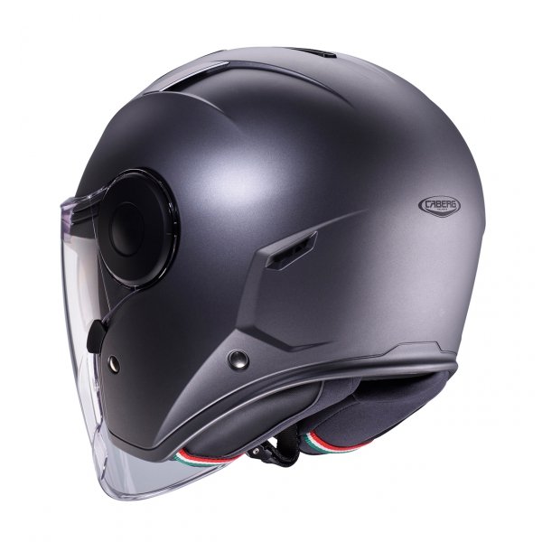 CABERG KASK JET Z BLENDĄ SOHO SZARY MAT - GUNMETAL