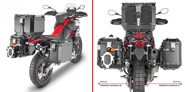 GIVI STELAŻ KUFRÓW BOCZNYCH ONE-FIT CAM APRILIA TU
