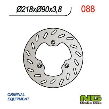 NG088 TARCZA HAMULCOWA DERBI 50 SENDA '94-'03 (218X90X3,8+ 3 OTWORY)