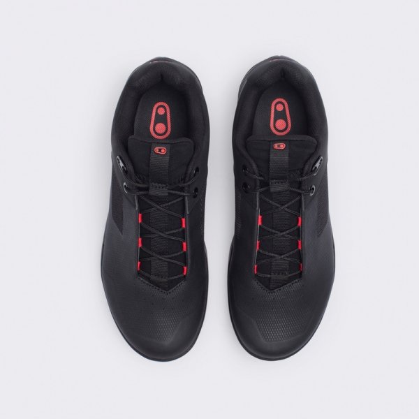 Buty Crankbrothers Mallet Lace Black Red - Black Outsole