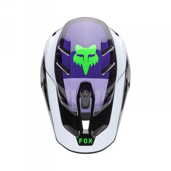 FOX KASK OFF-ROAD V3 RS GRID BLACK/PURPLE