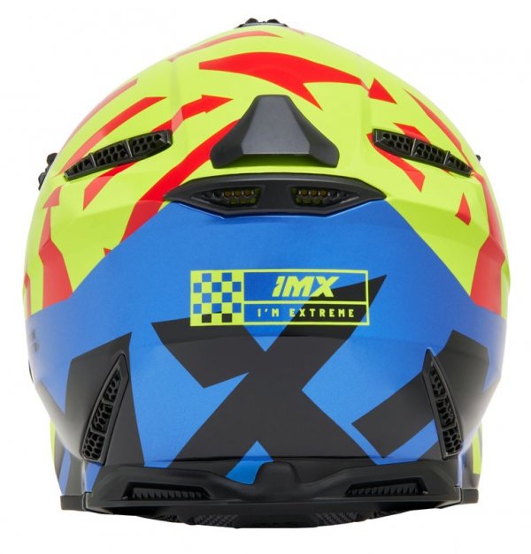 IMX KASK FMX-02 BLACK/FLUO YELLOW/BLUE/FLUO RED GL