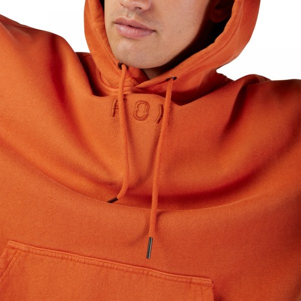 FOX BLUZA Z KAPTUREM WORDMARK OVERSIZED FLEECE