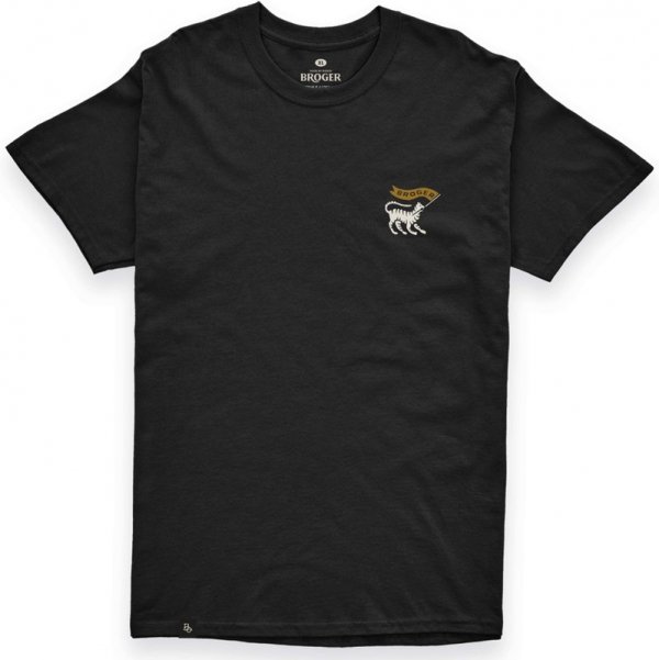 BROGER T-SHIRT CODZIENNY TIGER BLACK