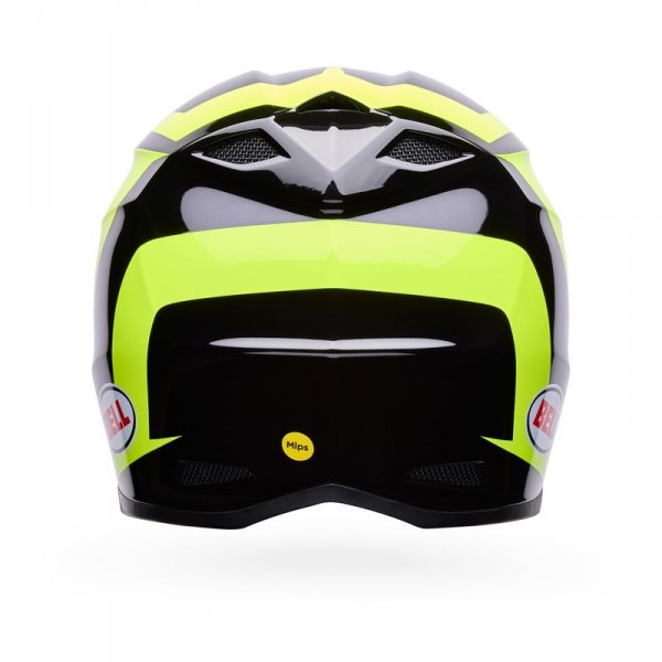 Kask Motocyklowy Bell Mx-10 Mips Talon Yellow Black