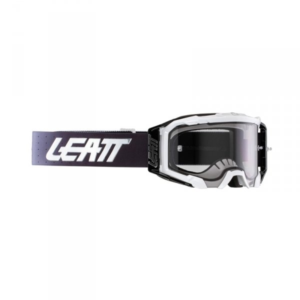 LEATT GOGLE VELOCITY 5.5 58 VLT WHITE LIGHT GREY
