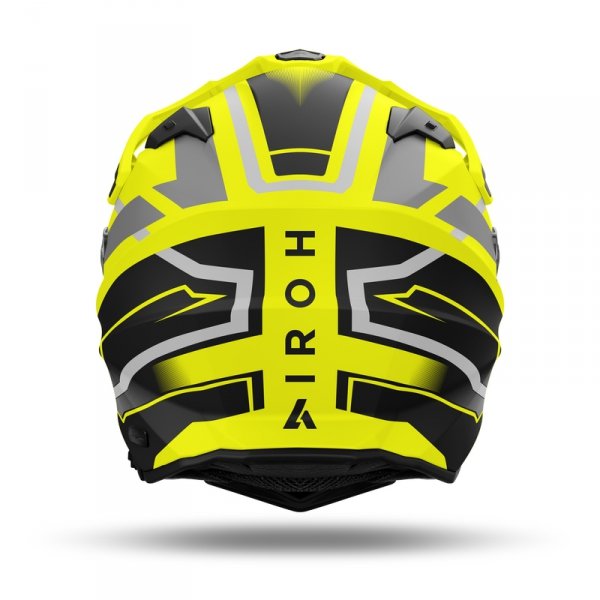 AIROH KASK DUALE COMMANDER 2 MAVICK YELLOW MATT