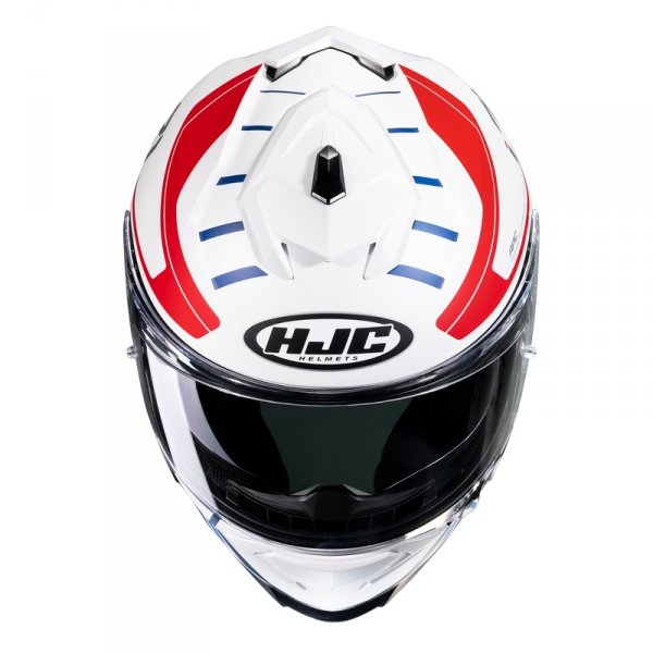 HJC KASK INTEGRALNY I71 SIMO WHITE/RED/BLUE