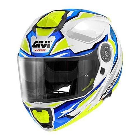 GIVI  KASK SZCZĘKOWY X.27 SECTOR BIAŁY GRAFIKA FLU