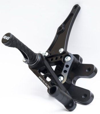 Podnóżki Regulowane RG Racing Suzuki Gsxr600/750 K6-L0, Zestaw Black