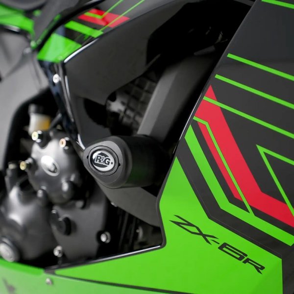 Crashpady Aero RG Racing Kawasaki Zx-6R 24- White