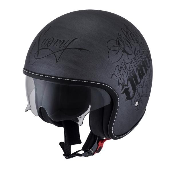 Kask SUOMY ROKK OLDSCHOOL GUNMETAL SCRATCH