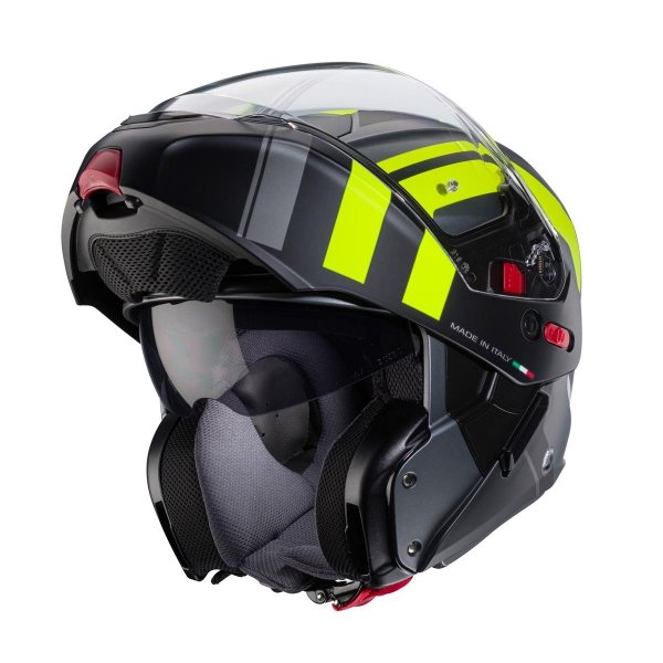 CABERG KASK SZCZ FLIP-UP HORUS X ROAD SZA MAT/CZ/Ż