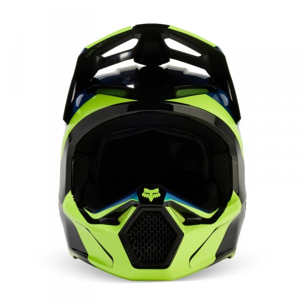 FOX KASK OFF-ROAD V1 STREAK BLACK/YELLOW