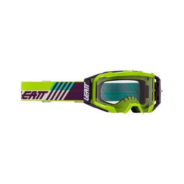 LEATT GOGLE VELOCITY 5.5 CRYZTAL 75 VLT LIME PURPL