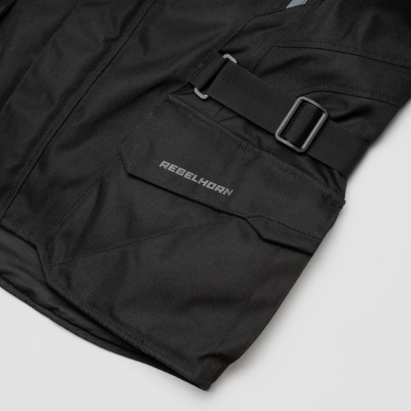 REBELHORN KURTKA MOTOCYKLOWA TEKSTYLNA SCOUT BLACK