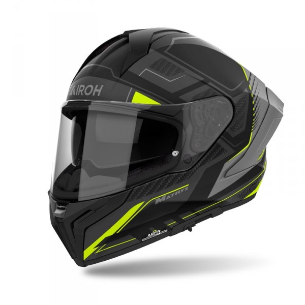 AIROH KASK INTEGRALNY MATRYX ROCKET YELLOW MATT