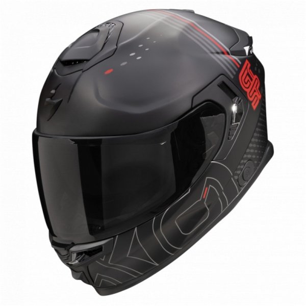 SCORPION KASK INTEGRALNY EXO-GT SP MAT BLAC-GR-RD