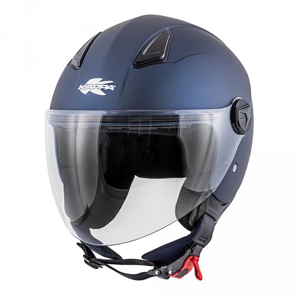 KAPPA KASK JET KV28 EVO SOLID JUNIOR NIEBIESKI MAT