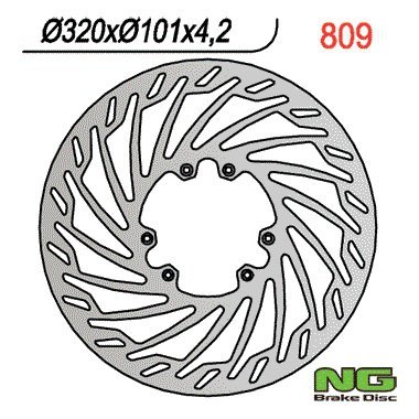 NG809 TARCZA HAMULCOWA HONDA CR/CRF 320 MM NG809