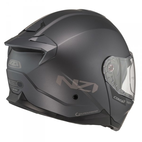 Kask Motocyklowy NZI Combi 3 Duo Antracite Matt
