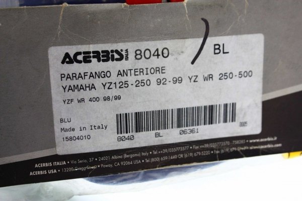 Acerbis przedni błotnik Yamaha YZ125-250 WR250-500