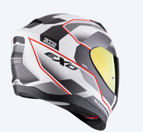 SCORPION KASK INTE EXO-520 EVO LENA MAT WH-SI-RED