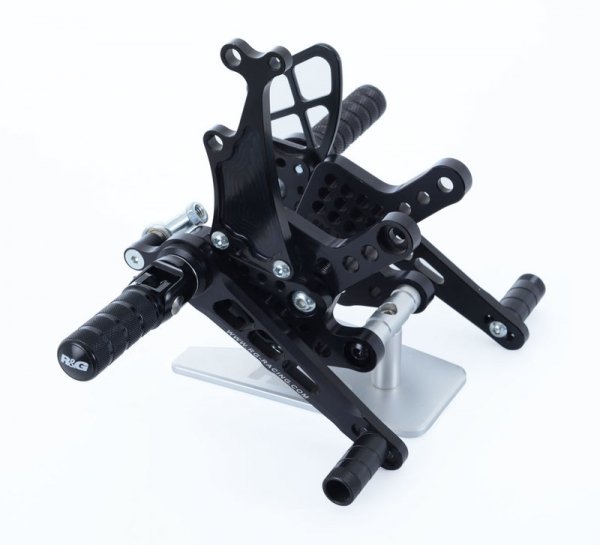 Składane Podnóżki RG Racing Rearsets, Para Black