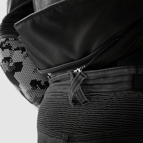 REBELHORN SPODNIE JEANS  REVOLT MONOLAYER BLACK