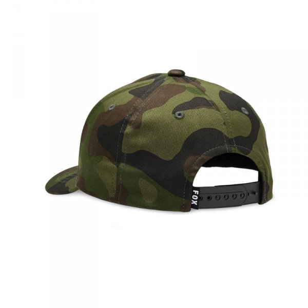 FOX CZAPKA JUNIOR FOX HEAD CAMO 110 SB GREEN CAMO