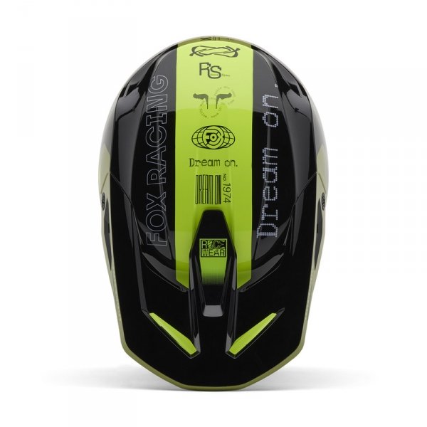 FOX KASK OFF-ROAD V1 RACE SPEC PALE GREEN