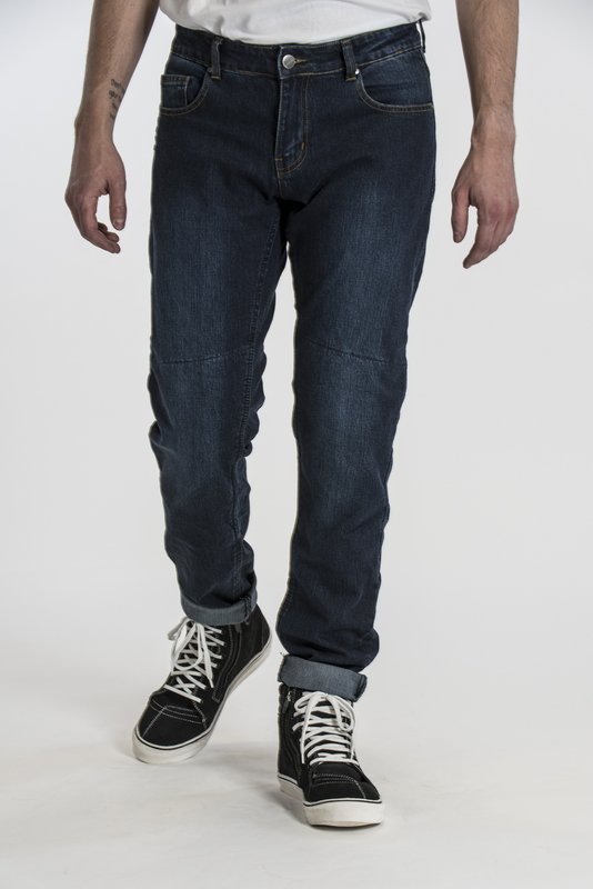 BROGER  SPODNIE MOTOCYKL JEANS FLORIDA WASHED BLUE