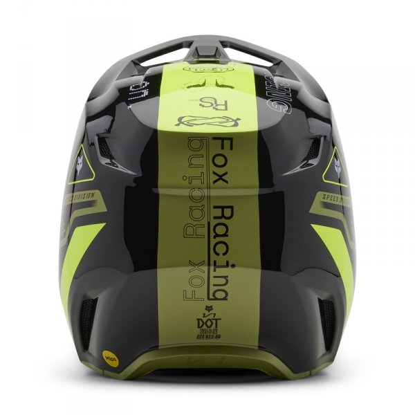 FOX KASK OFF-ROAD V1 RACE SPEC PALE GREEN