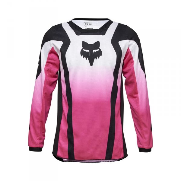 FOX BLUZA OFF-ROAD JUNIOR GIRLS 180 LEAN BLACK/PIN