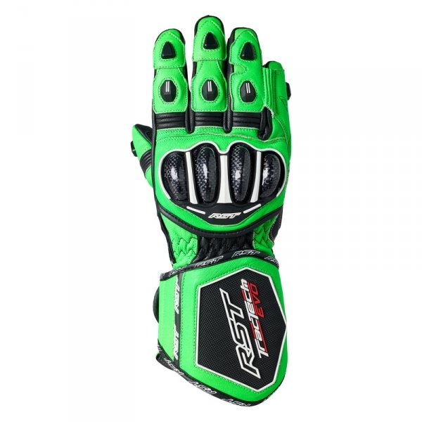 Rękawice motocyklowe RST Tractech Evo 4 Neon Green Black