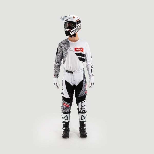 Strój offroadowy bluza i spodnie Leatt Ride Kit 3.5 White