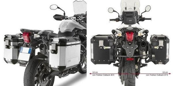 KAPPA KL6401CAM STELAŻ KUFRÓW TRIUMPH Tiger 800 /