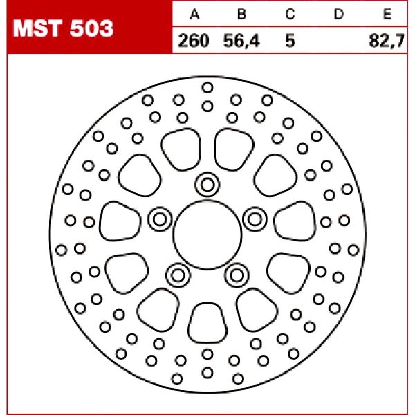 TRW Tarcza hamulcowa MST503 Harley Davidson Nigh